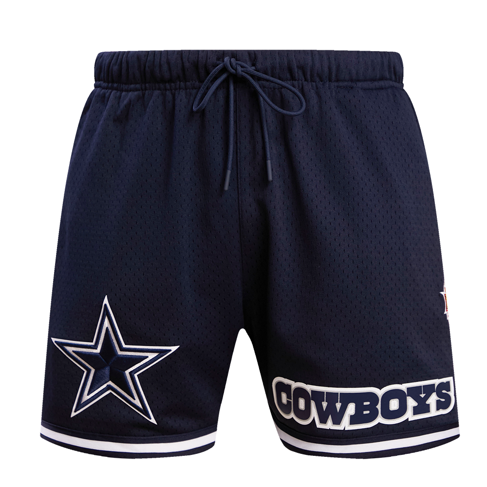 Pro Standard Men's NFL Dallas Cowboys Logo Classic Mesh Short - Navy - NAVY